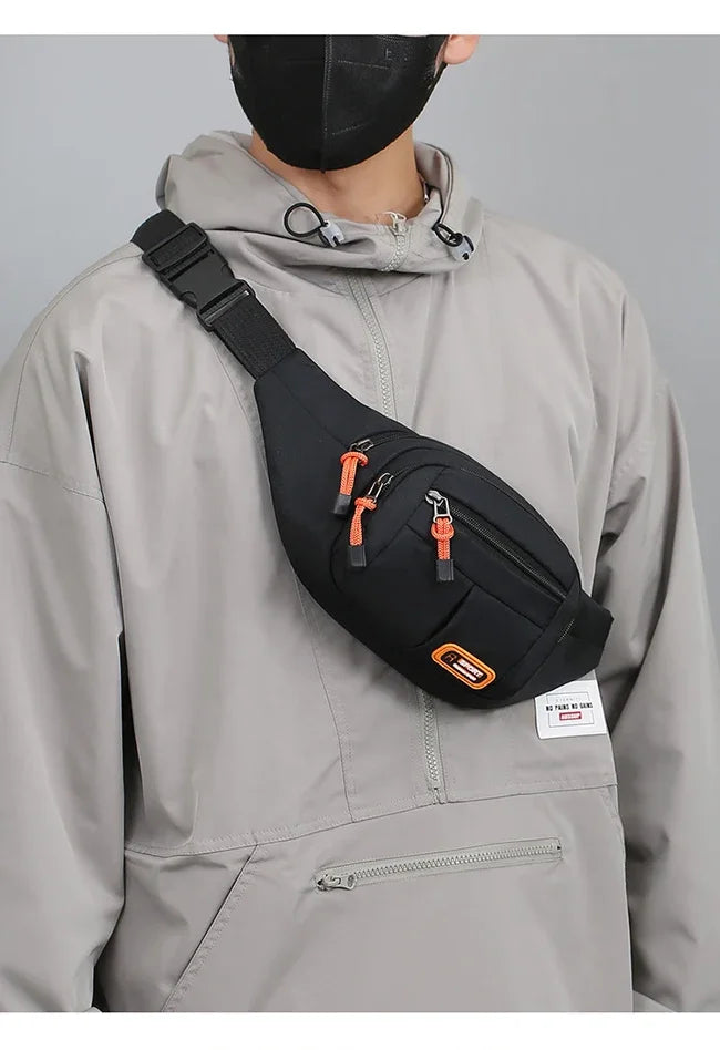 Bolsa de Cintura Oxford Impermeável Unissex – A Escolha Inteligente Para Quem Precisa de Praticidade, Segurança e Estilo em Qualquer Situação!