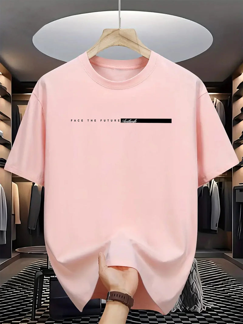 Camiseta masculina de verão 100% algodão - 🏙️ Estilo High Street Unissex: Para Quem Não Se Encaixa, Se Destaca