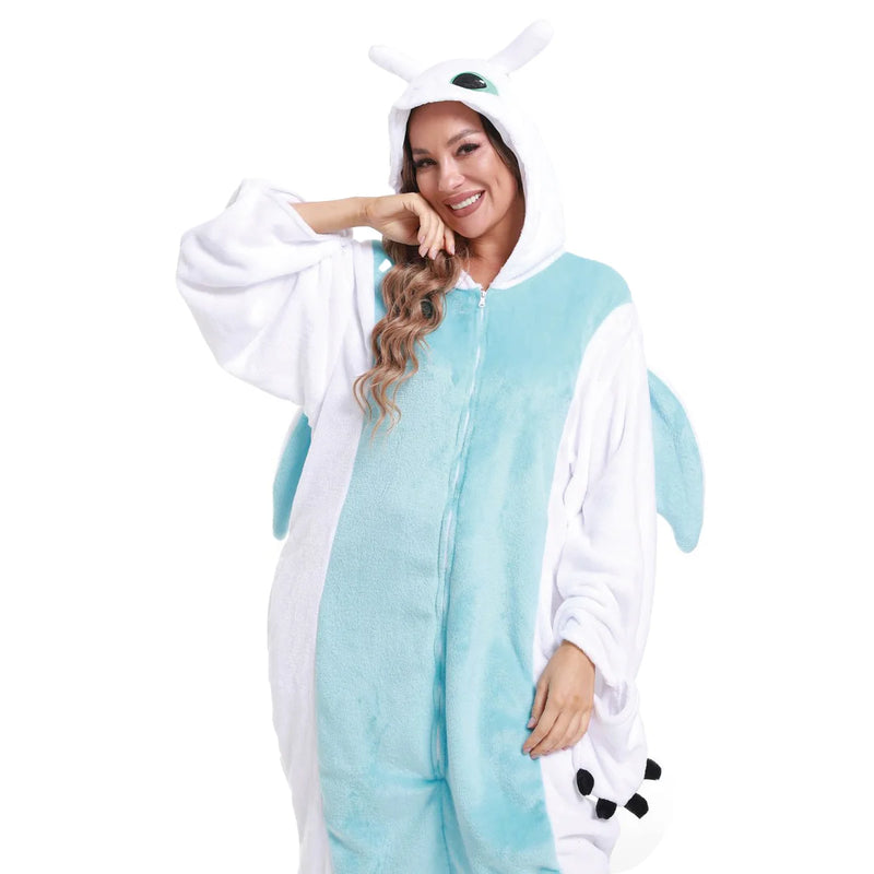 Pijama Kigurumi Onesie de Dragão (Como Treinar o Seu Dragão / Banguela)