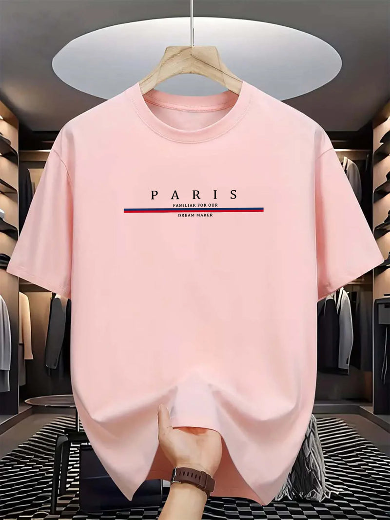 CAMISETA MASCULINA 100% ALGODÃO PARIS — MAIS DO QUE ROUPA, UM ESTADO DE ESPÍRITO.