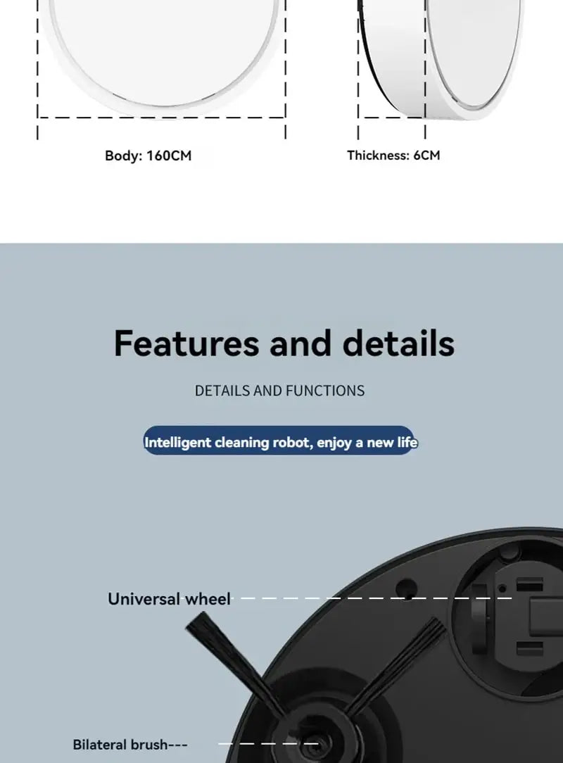 Xiaomi Robô de varredura totalmente inteligente