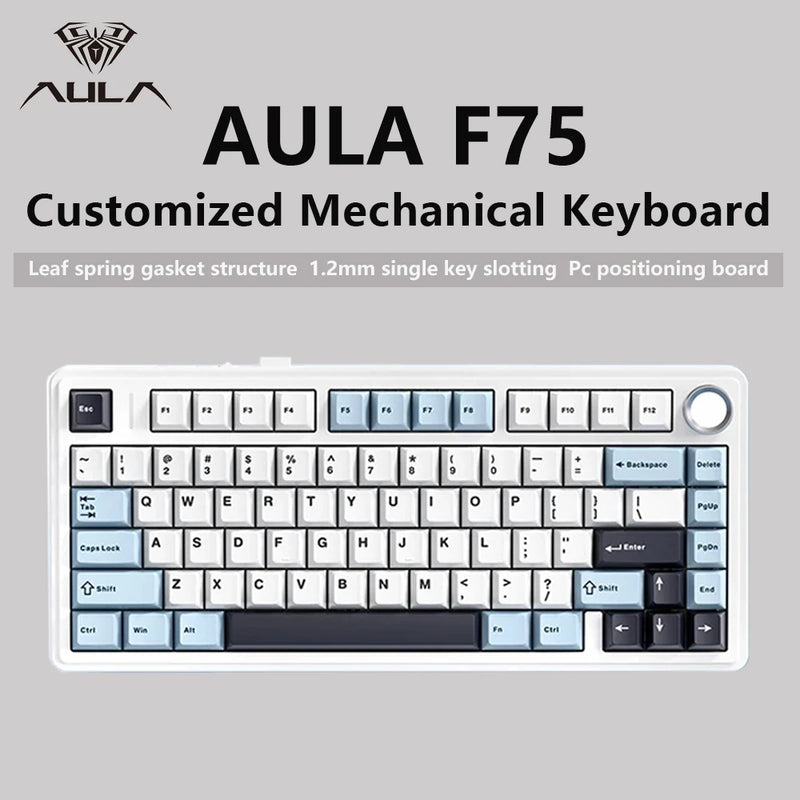 Teclado Mecânico Gamer AULA F75 – A Arma Suprema Para Quem Leva os Jogos a Sério