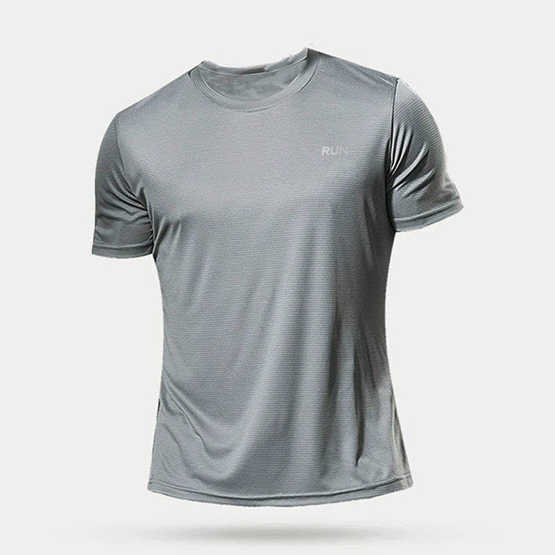 Camiseta Esportiva Masculina (corrida, futebol, compressão, secagem rápida, academia)