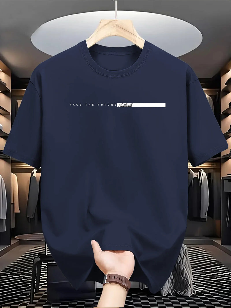 Camiseta masculina de verão 100% algodão - 🏙️ Estilo High Street Unissex: Para Quem Não Se Encaixa, Se Destaca