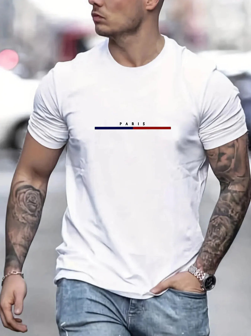 🔥 Camiseta Social Masculina Casual ''PARIS'' Superelástica 2025 – Uma Declaração de Presença.