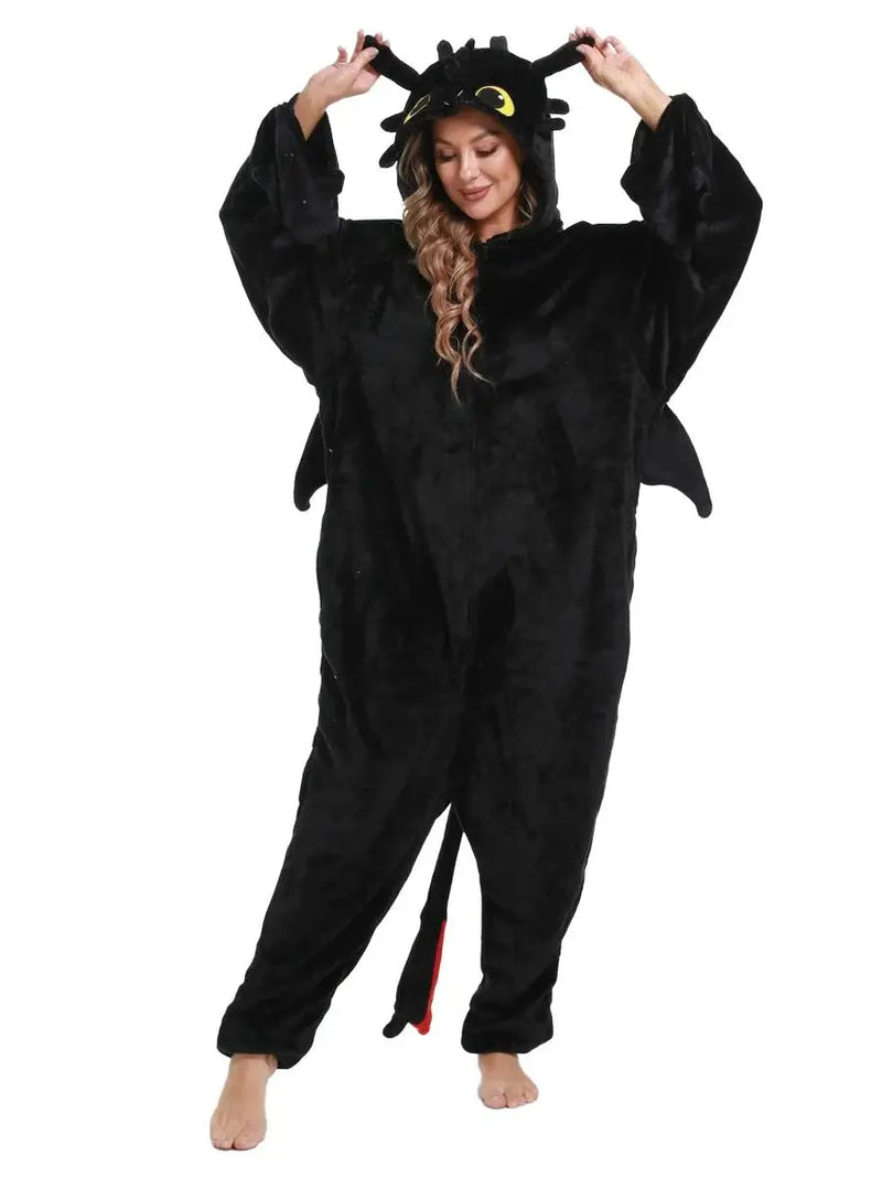 Pijama Kigurumi Onesie de Dragão (Como Treinar o Seu Dragão / Banguela)