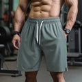 SHORTS ESPORTIVOS MASCULINOS 2025 - TECIDO RESPIRÁVEL INTELIGENTE.