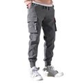 Calça cargo casual masculina com múltiplos bolsos — combinando benefícios práticos