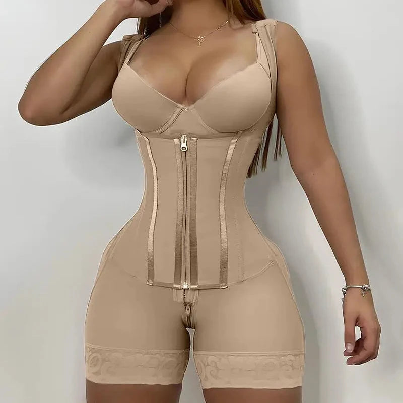 Cinta Modeladora de Alta Compressão Feminina Pós-Parto / Colombiana - 🌺 A Cinta Que Abraça Sua Nova Mulher
