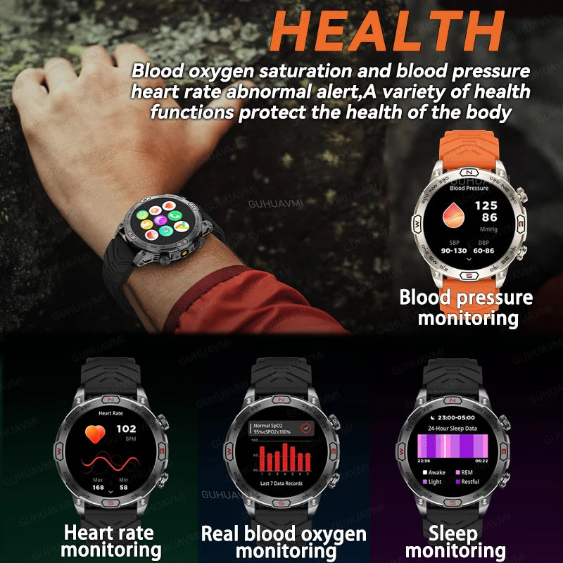 Xiaomi Smartwatch 2025 com Lanterna Militar – Tecnologia de Sobrevivência Para o Mundo Real
