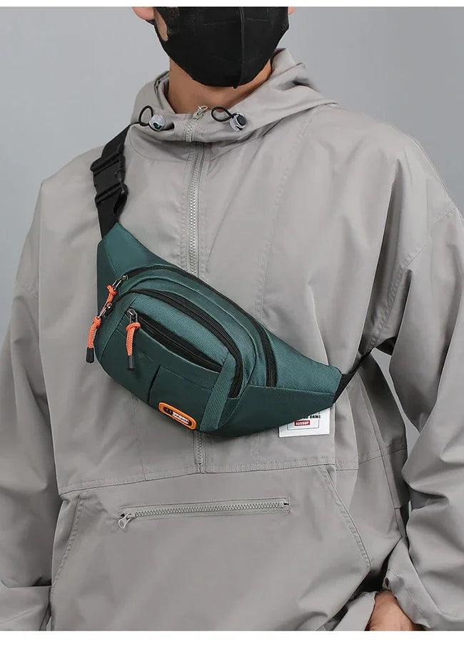 Bolsa de Cintura Oxford Impermeável Unissex – A Escolha Inteligente Para Quem Precisa de Praticidade, Segurança e Estilo em Qualquer Situação!