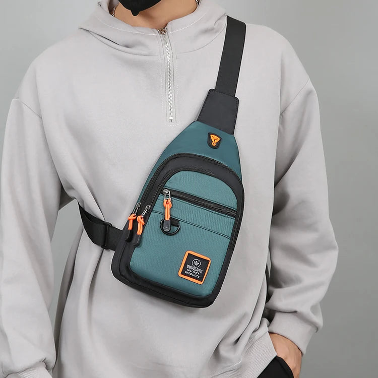 Bolsa de Ombro Masculina Esportiva à Prova d’Água – A Escolha Inteligente para Homens Ativos e Preparados!