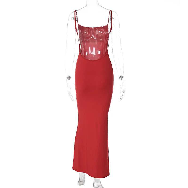 Vestido CAKULO 2025 – Maxi Bodycon Y2K