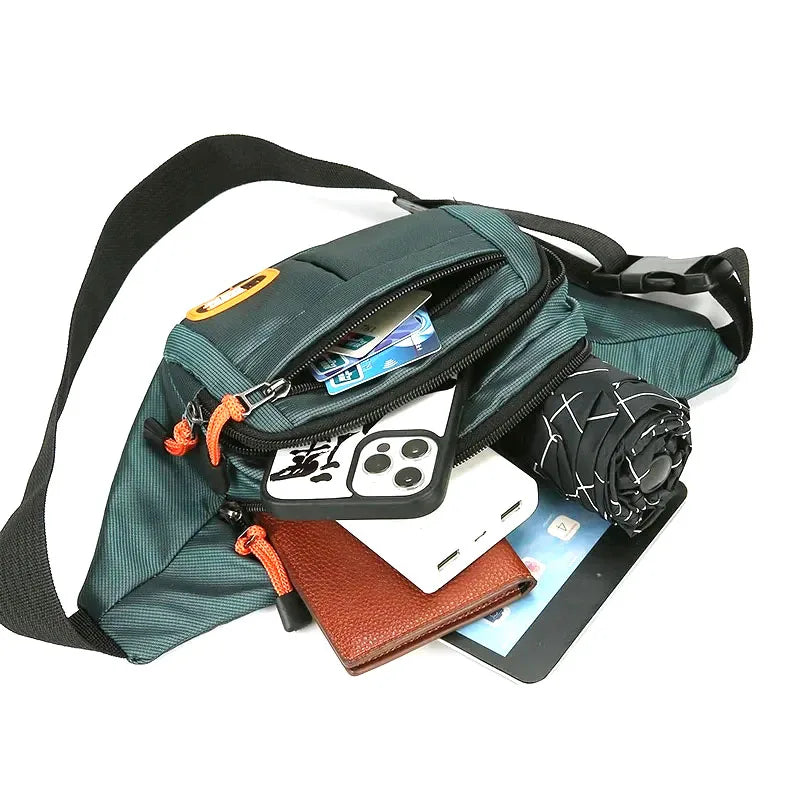 Bolsa de Cintura Oxford Impermeável Unissex – A Escolha Inteligente Para Quem Precisa de Praticidade, Segurança e Estilo em Qualquer Situação!