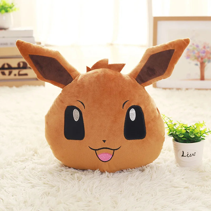 🌟 Almofada de Brinquedo Pokémon Kawaii com Aquecedor de Mãos – Mais que um Presente, um Refúgio para a Alma Caçadora 🌟