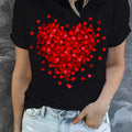 Camiseta feminina com estampa de coração ❤️ O Presente Perfeito Para Quem Você Ama - Uma Mensagem Para a Alma.