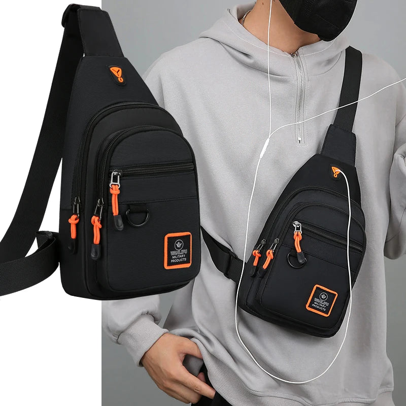 Bolsa de Ombro Masculina Esportiva à Prova d’Água – A Escolha Inteligente para Homens Ativos e Preparados!