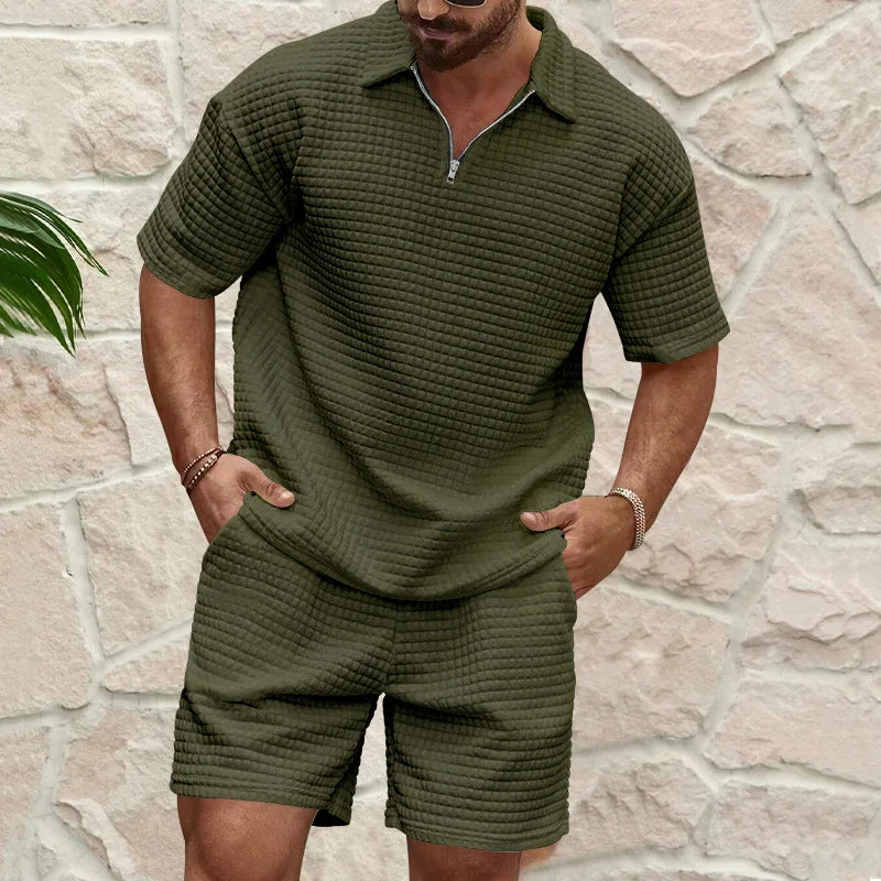 🌞 Conjunto Esportivo Polo Masculino Verão 2025