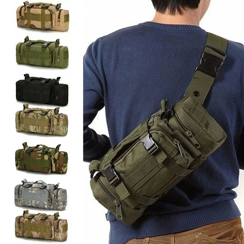 Mochila Tática Multifuncional 7 em 1 – A Escolha Perfeita para Aventuras ao Ar Livre