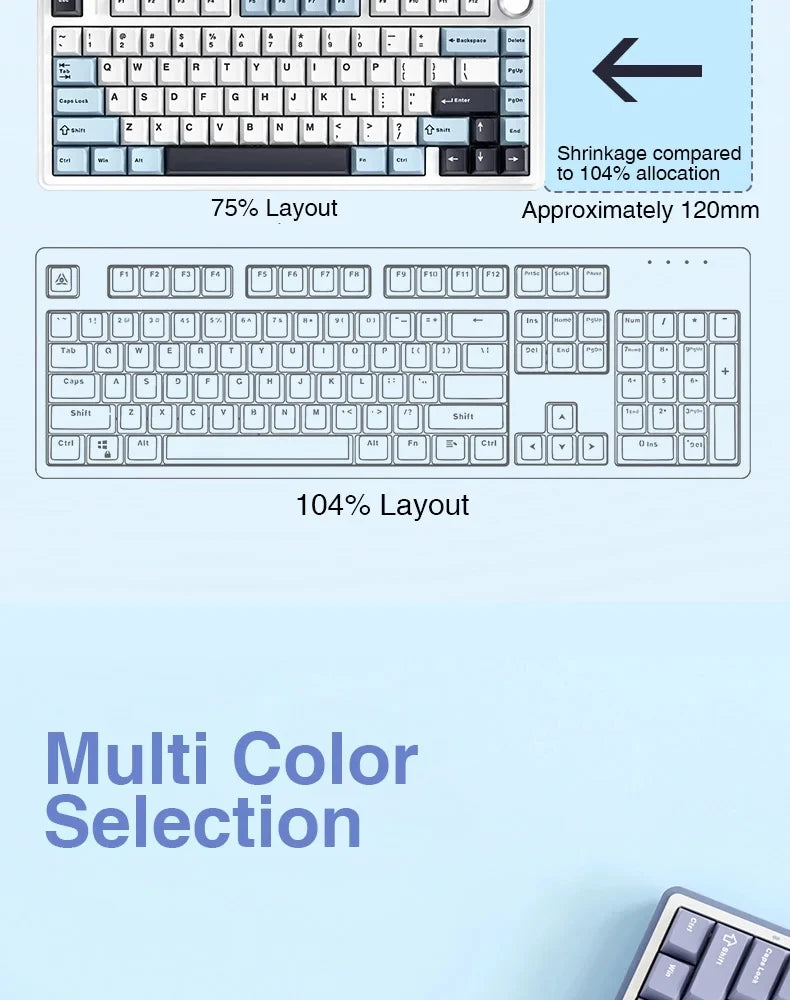 Teclado Mecânico Gamer AULA F75 – A Arma Suprema Para Quem Leva os Jogos a Sério