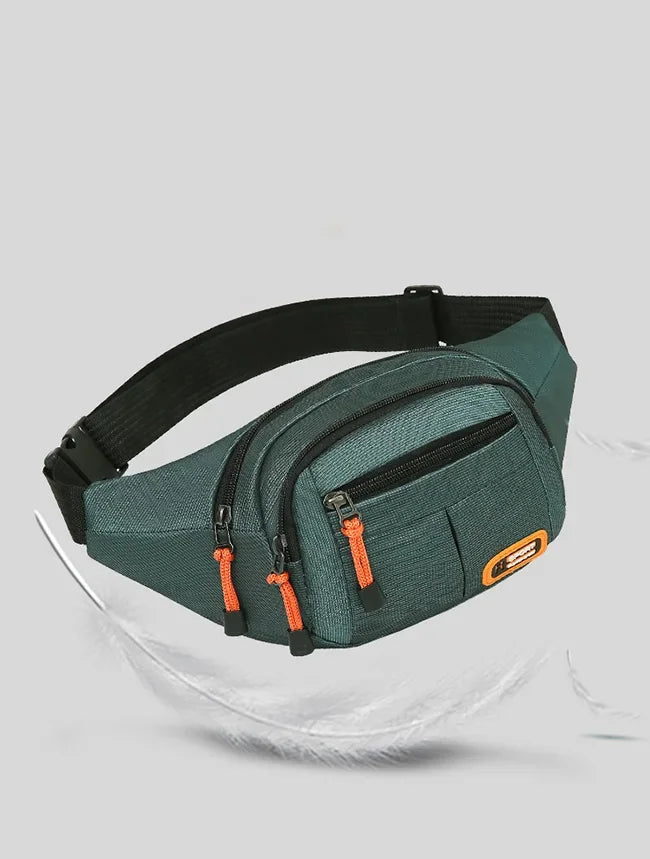 Bolsa de Cintura Oxford Impermeável Unissex – A Escolha Inteligente Para Quem Precisa de Praticidade, Segurança e Estilo em Qualquer Situação!