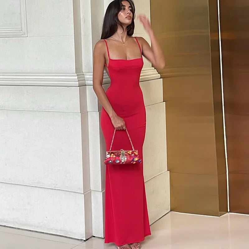 Vestido CAKULO 2025 – Maxi Bodycon Y2K