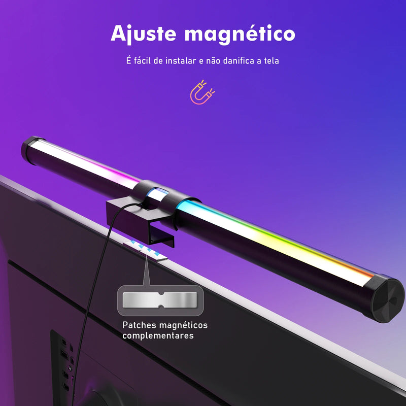 LUZ DE PROTEÇÃO OCULAR DE TELA RGB