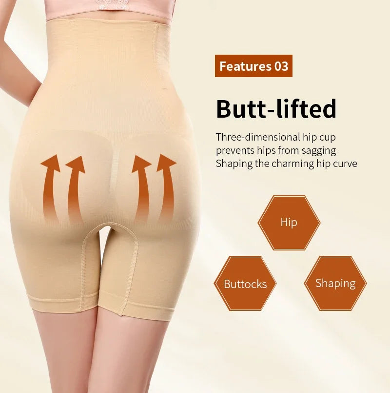 Calcinha Modeladora Sem Costura – Cintura Alta com Controle de Barriga - ✨ A Beleza Que Modela o Corpo e Abraça a Alma