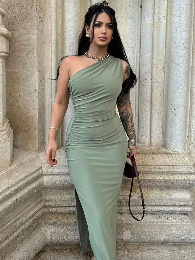 Vestido Longo de Verão Feminino com Fenda – Para Mulheres que Sabem que Ser Sexy é Ser Livre