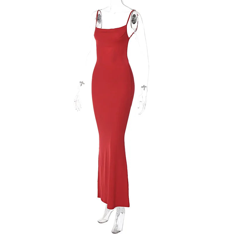 Vestido CAKULO 2025 – Maxi Bodycon Y2K