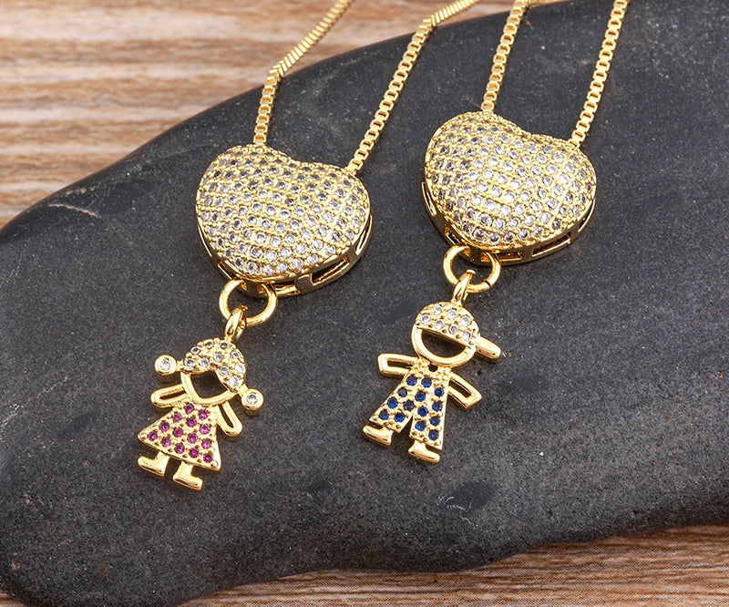 COLAR AMOR DE MÃE BNHADO A OURO 18K