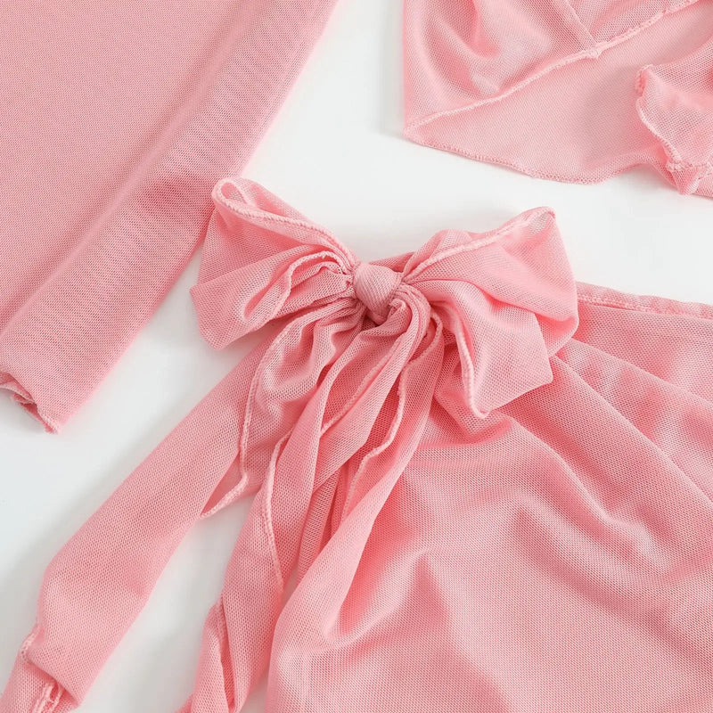 ✨ Liberte sua Deusa Interior com o Conjunto de Biquíni Rosa Micro Mini – 4 Peças de Pura Autenticidade ✨