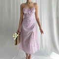 Vestido Longo Feminino Hugcitar - Elegante, Floral, Praia, Férias, Bodycon, Streetwear - Verão 2025 🌸 Vista-se com o que sua alma deseja dizer