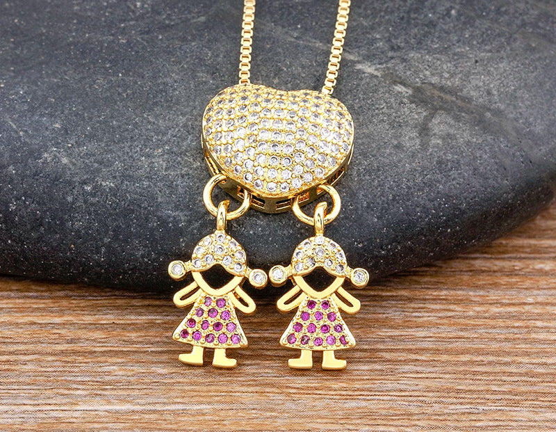 COLAR AMOR DE MÃE BNHADO A OURO 18K