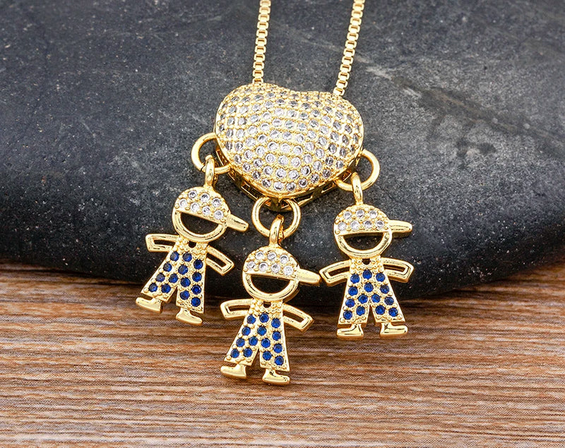 COLAR AMOR DE MÃE BNHADO A OURO 18K