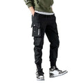 Calça cargo casual masculina com múltiplos bolsos — combinando benefícios práticos