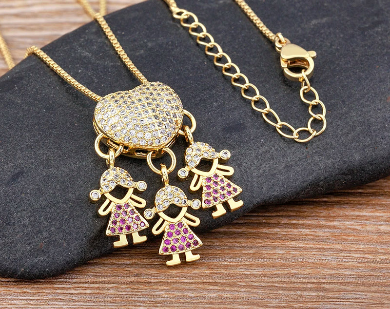 COLAR AMOR DE MÃE BNHADO A OURO 18K