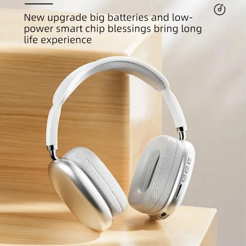 P9 Air Bluetooth Fone de Ouvido Estéreo Sem Fio Com Microfone e Micro Cancelamento de Ruído