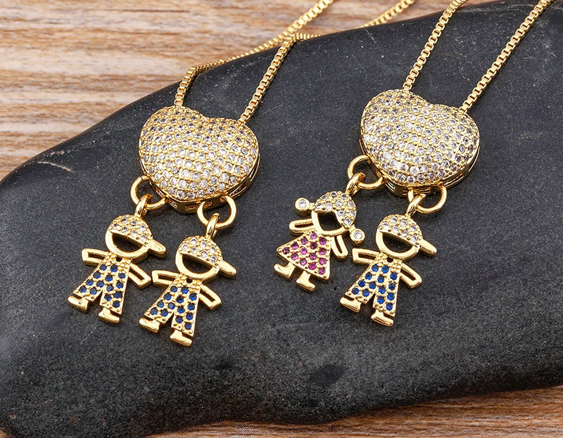 COLAR AMOR DE MÃE BNHADO A OURO 18K