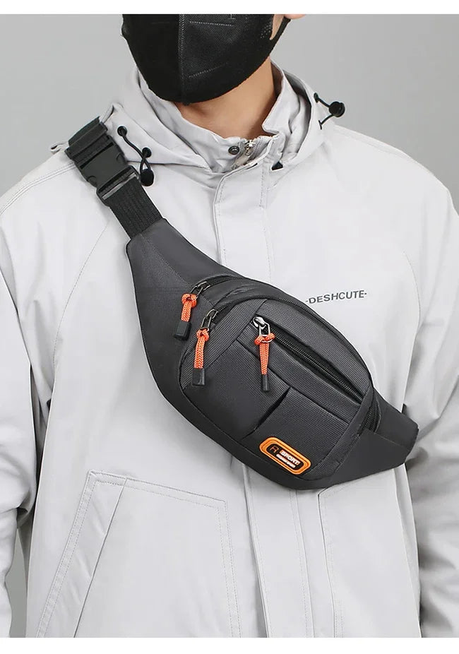 Bolsa de Cintura Oxford Impermeável Unissex – A Escolha Inteligente Para Quem Precisa de Praticidade, Segurança e Estilo em Qualquer Situação!