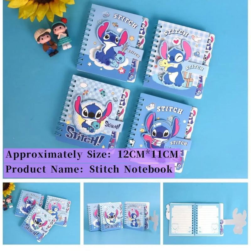 🌌✨ Caderno Stitch Adorável – Mais que um Caderno, um Guardião de Sonhos