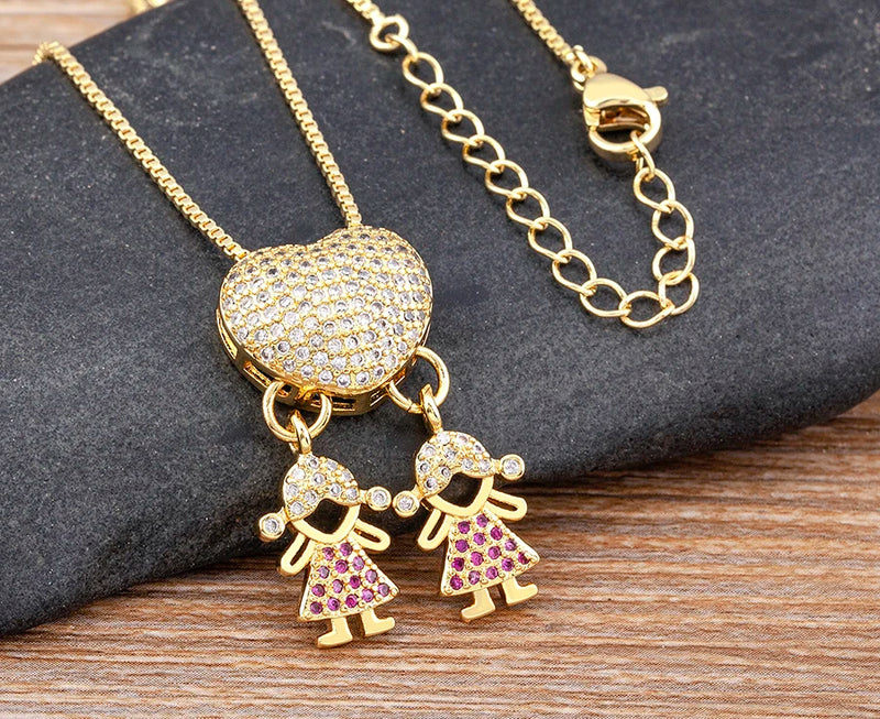 COLAR AMOR DE MÃE BNHADO A OURO 18K