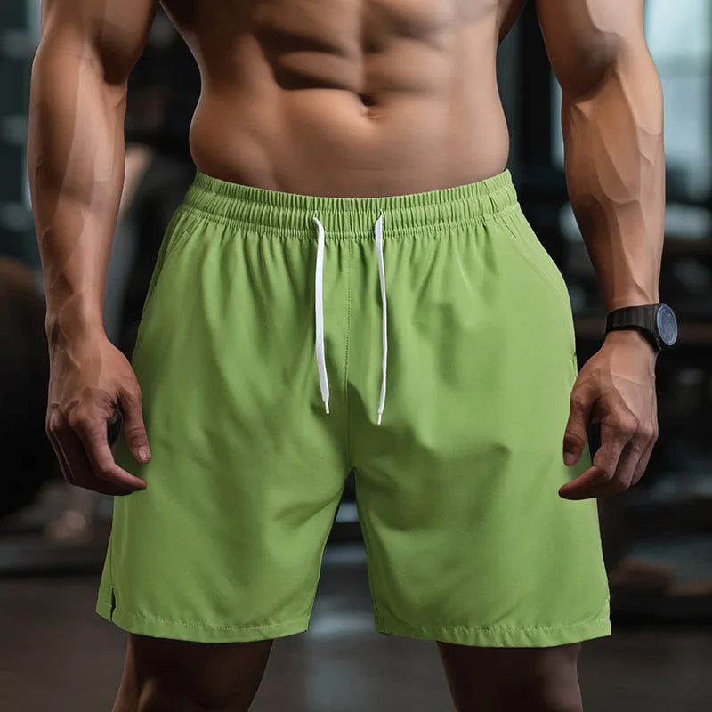 SHORTS ESPORTIVOS MASCULINOS 2025 - TECIDO RESPIRÁVEL INTELIGENTE.