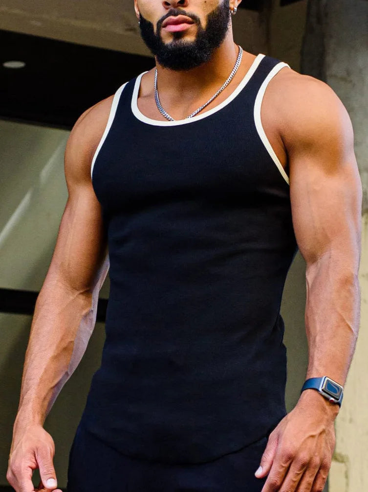 Muscle Fitness Verão Nova Moda Fitness MKen Corrida ao Ar Livre Equipamento Esportivo Sem Mangas Colete