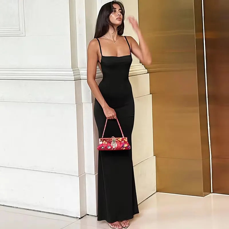 Vestido CAKULO 2025 – Maxi Bodycon Y2K