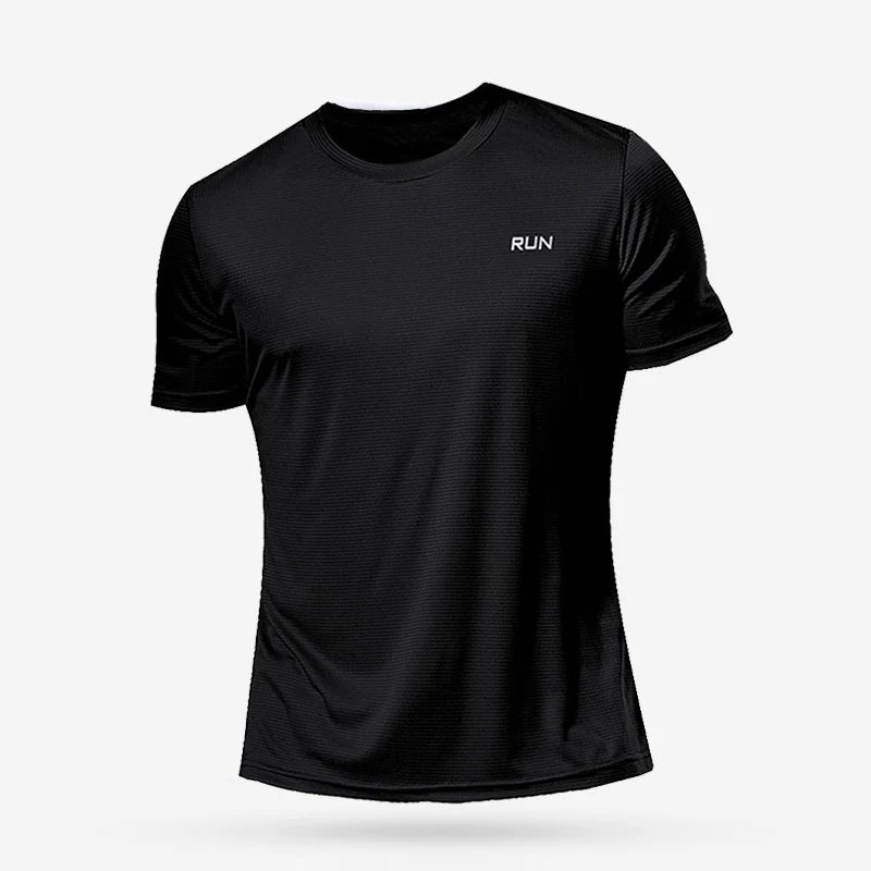 Camiseta Esportiva Masculina (corrida, futebol, compressão, secagem rápida, academia)