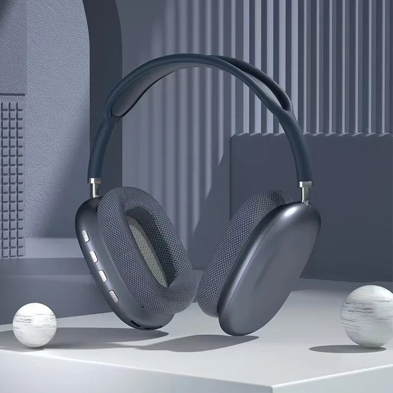 P9 Air Bluetooth Fone de Ouvido Estéreo Sem Fio Com Microfone e Micro Cancelamento de Ruído