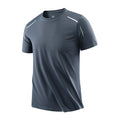 CHRLCK – Camiseta masculina esportiva de secagem rápida, respirável, com elasticidade macia para caminhada, pesca e esportes ao ar livre