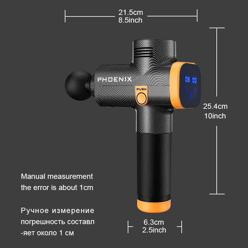 Pistola de Massagem Profissional Phoenix A2 🔥 Muito Mais Que Um Massageador. É o Despertar e Aliviador do Seu Corpo e da Sua Alma.