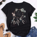 🌙 Camiseta Apanhador de Sonhos – Para Mulheres Que Sentem Que Vieram a Este Mundo Por Algo Maior